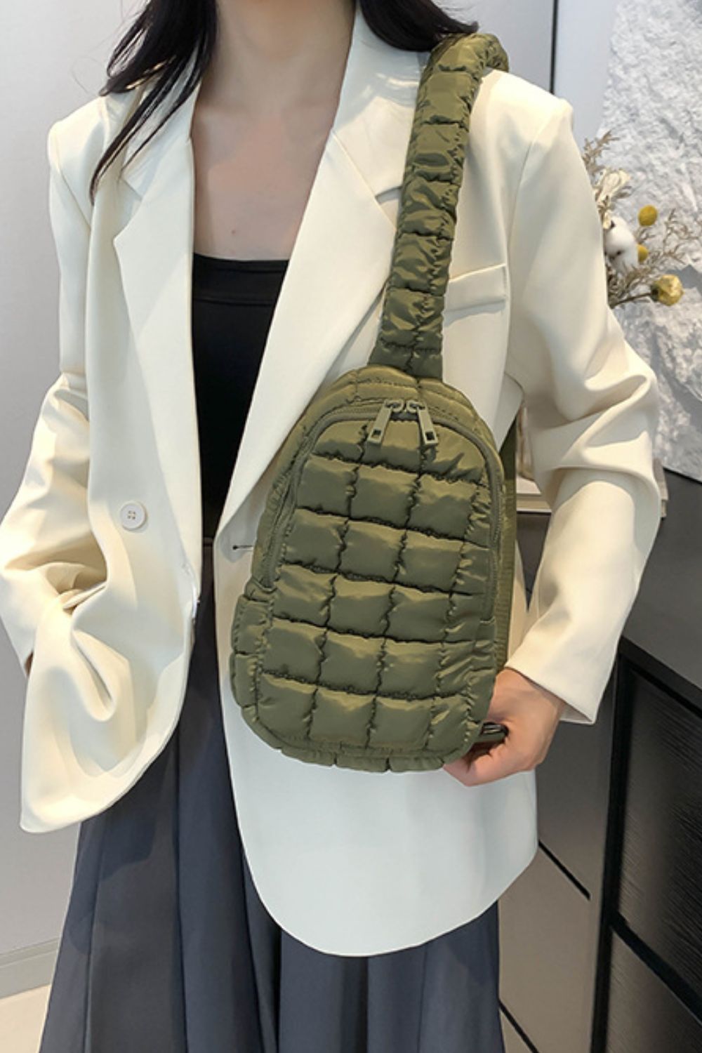 Quilted Crossbody Bag