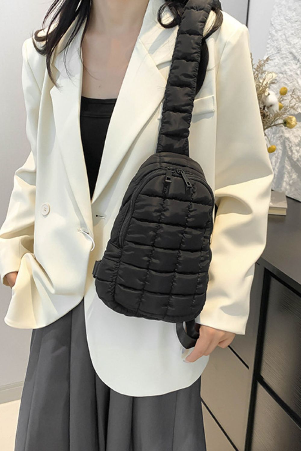 Quilted Crossbody Bag