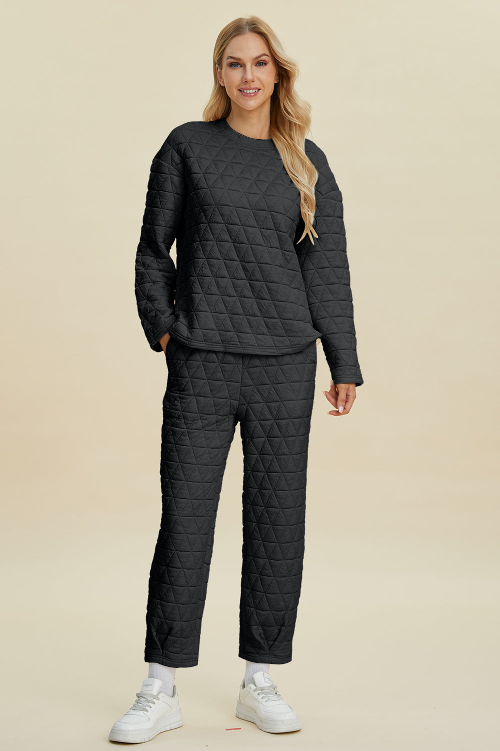 Quilted Top and Pants Set