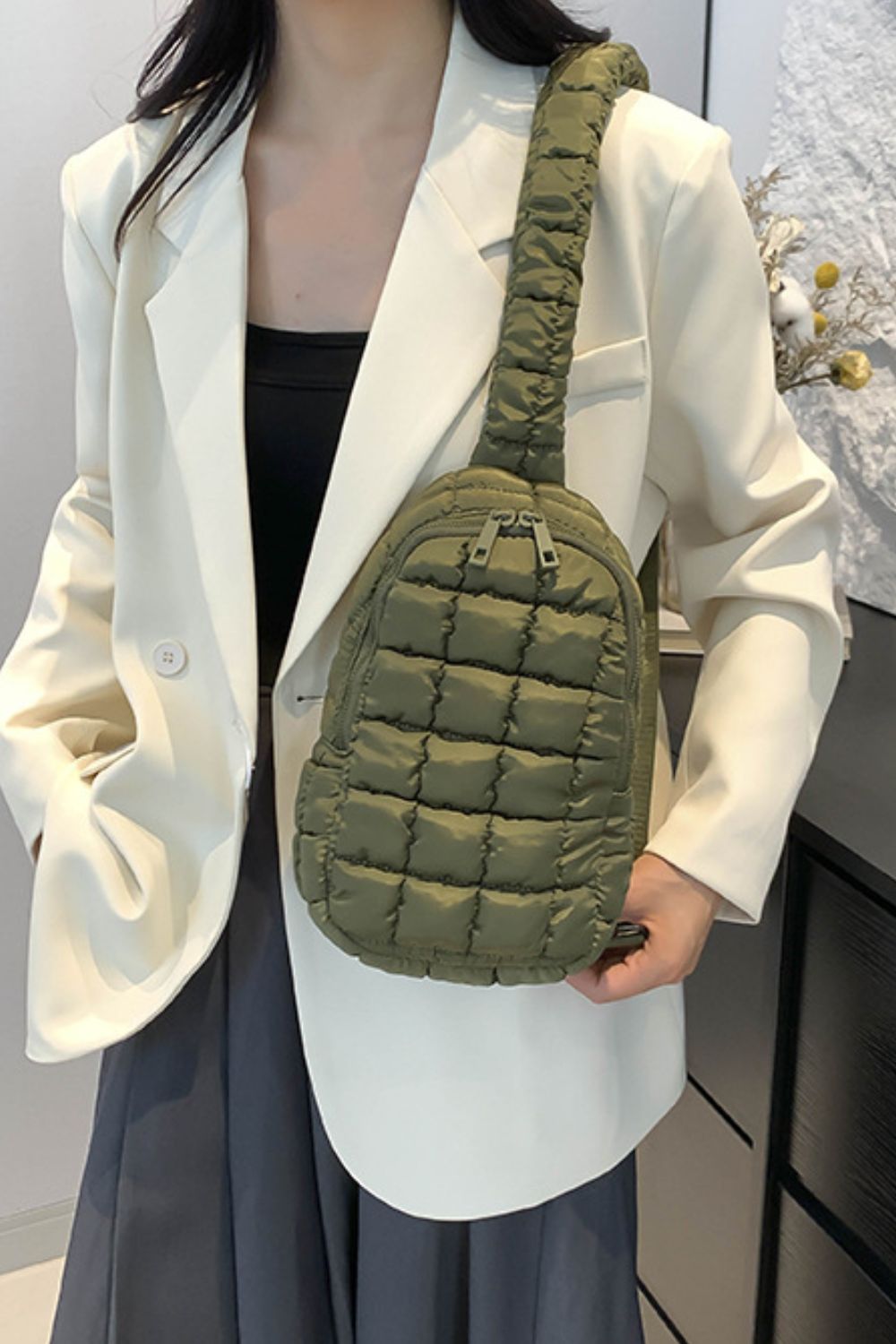 Quilted Crossbody  Bag