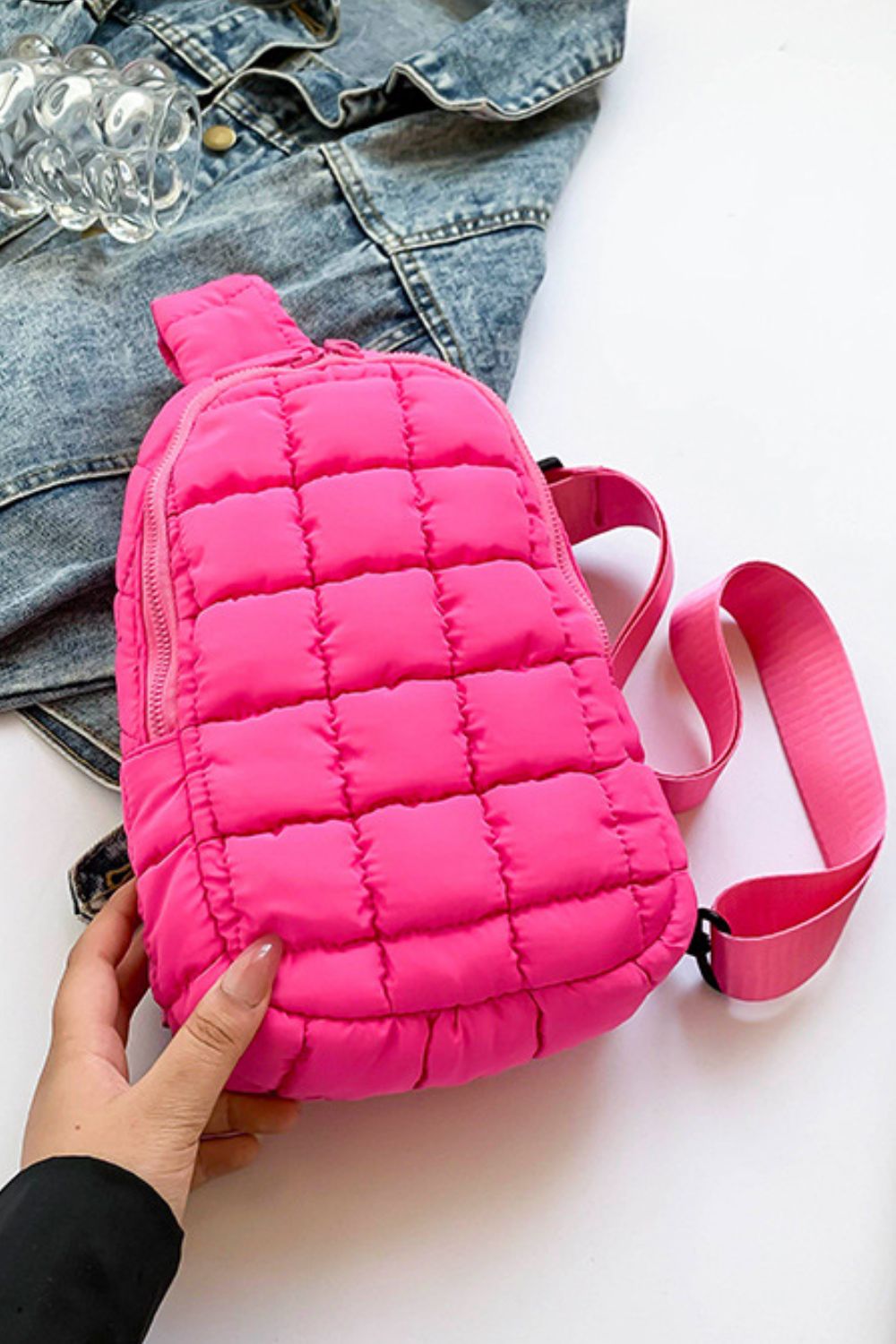 Quilted Crossbody  Bag