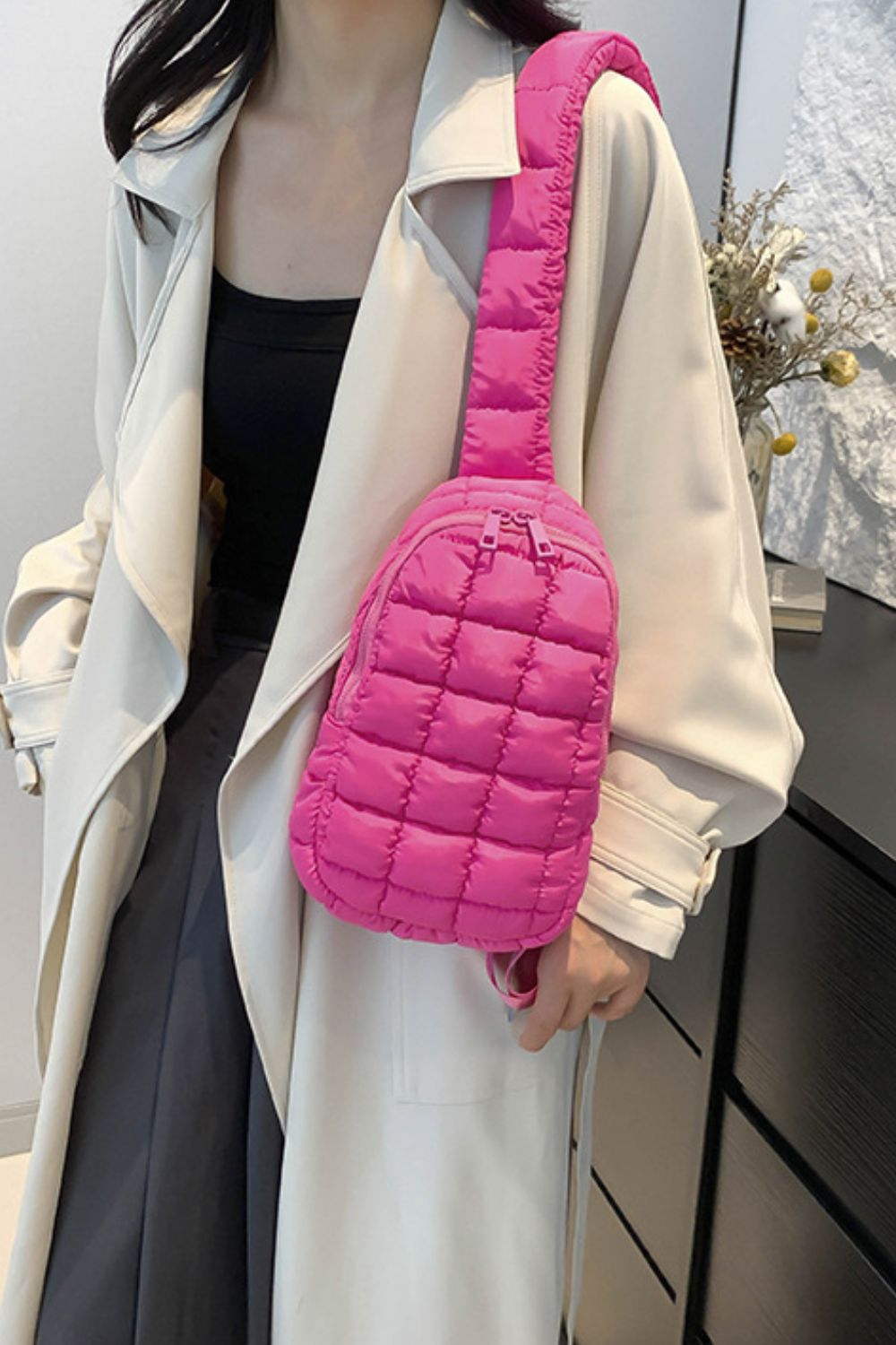 Quilted Crossbody  Bag